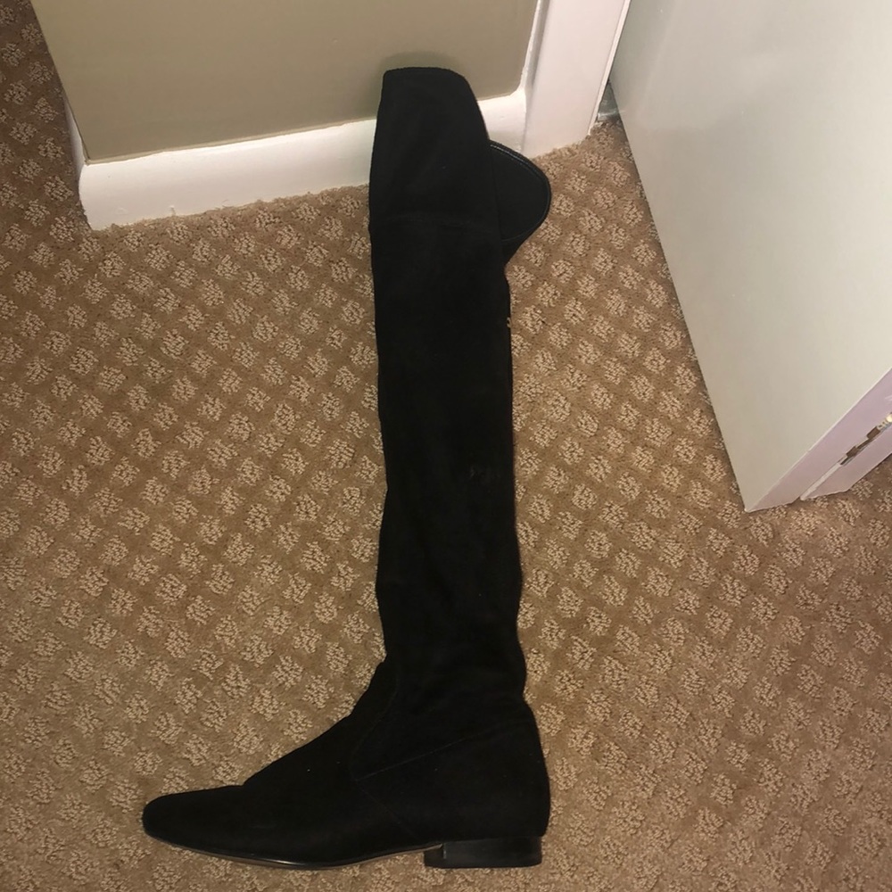 Black over the knee boots